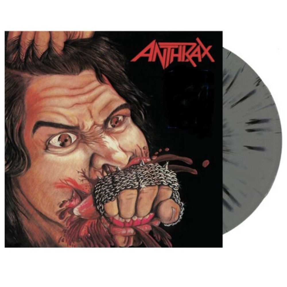 Anthrax Fistful Of Metal LP ~ Exclusive Silver & Black Marbled Vinyl ~ Sealed!